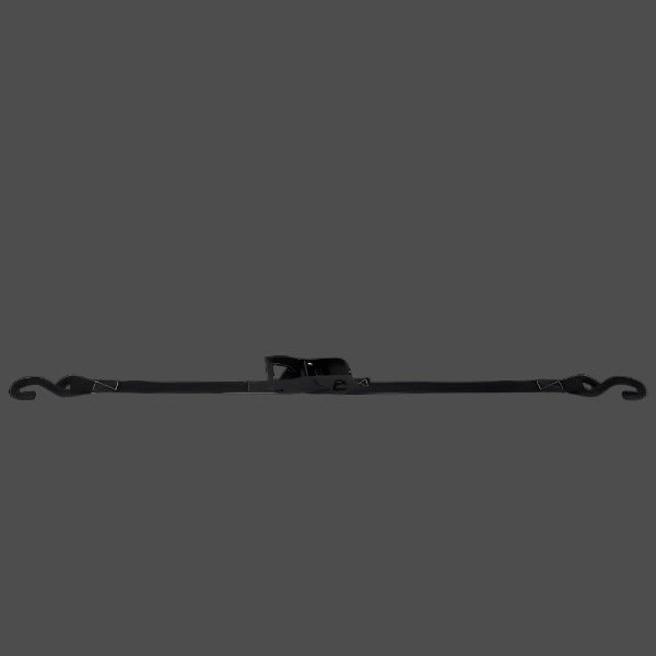 Black Ratchet Strap: One Inch, Heavier Duty. Blimey, Strong! Perfect for Lorry Lads.